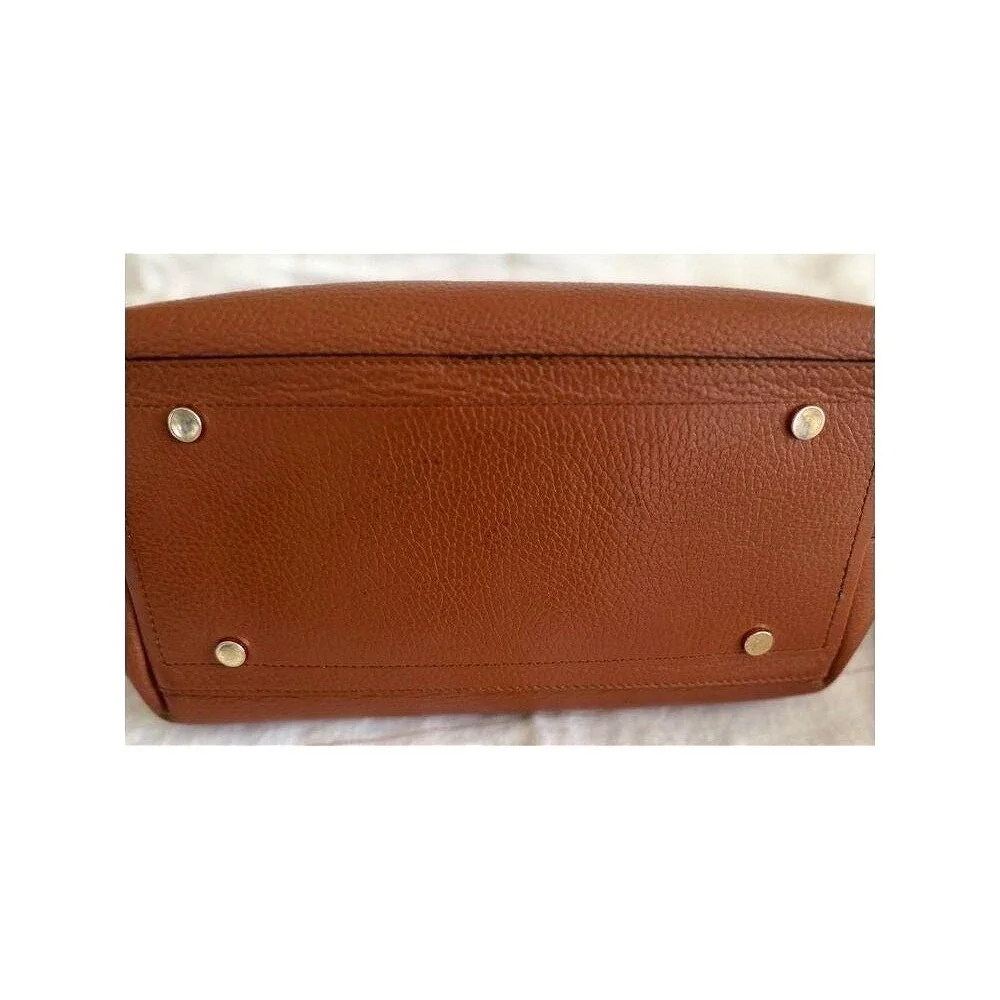 Cuoieria‎ Fiorentina Candy Bucket Bag Cognac Brown Grained Leather